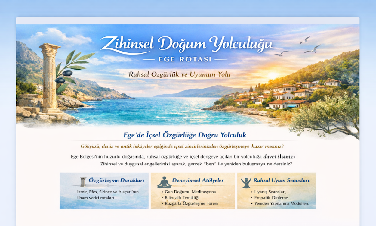 Zihinsel Doğum Yolculuğu – Ege Rotası
